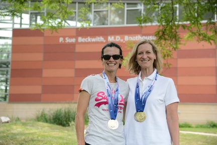 Erynn and Terri Medals1